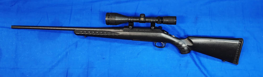RUGER AMERICAN RIFLE .30-06 22" BLACK SYNTHETIC W/SCOPE, EXC COND, 2015-img-4