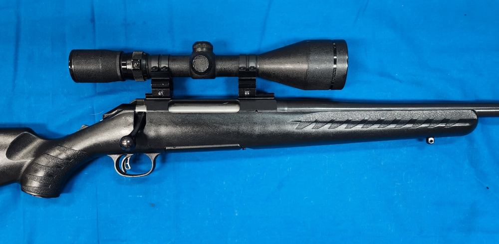 RUGER AMERICAN RIFLE .30-06 22" BLACK SYNTHETIC W/SCOPE, EXC COND, 2015-img-2