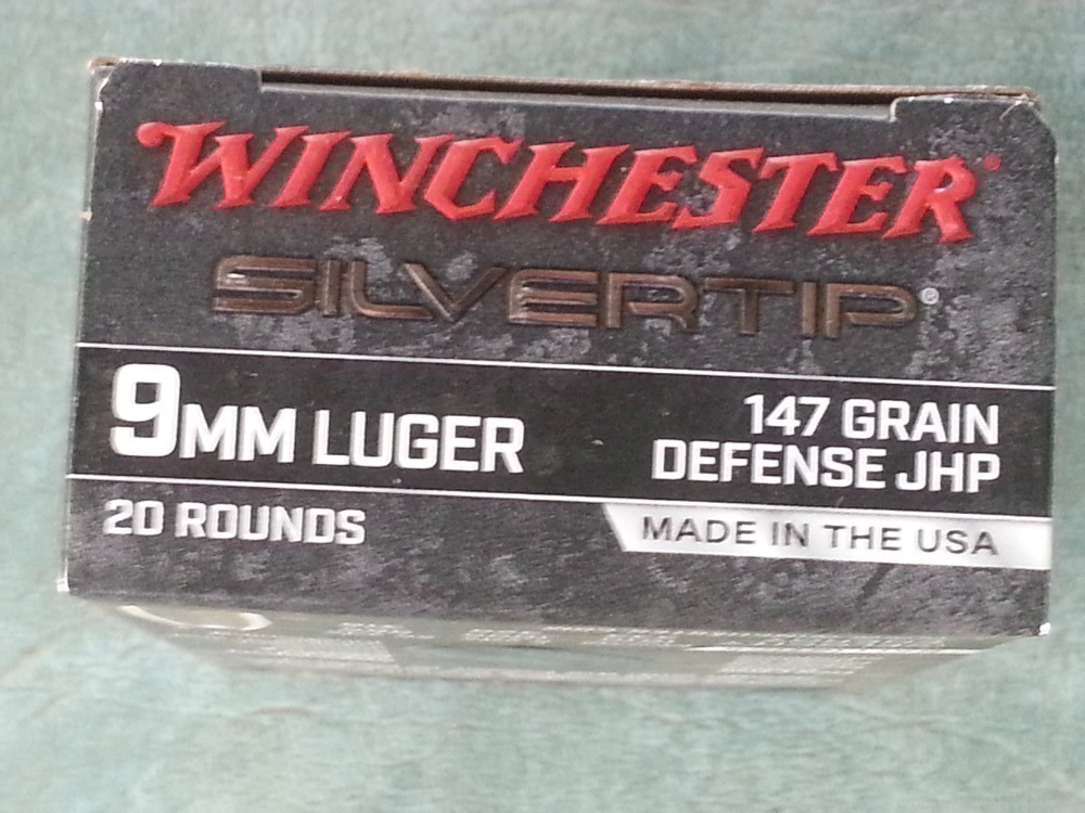 Winchester Silvertip Defense Ammunition 9mm Luger 147 gr JHP Box of 20-img-0