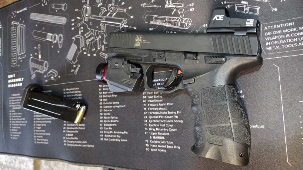 Ade RD3-006 Green Dot + Optic Mounting Plate for SAR9 USA SAR 9 Pistol     -img-21
