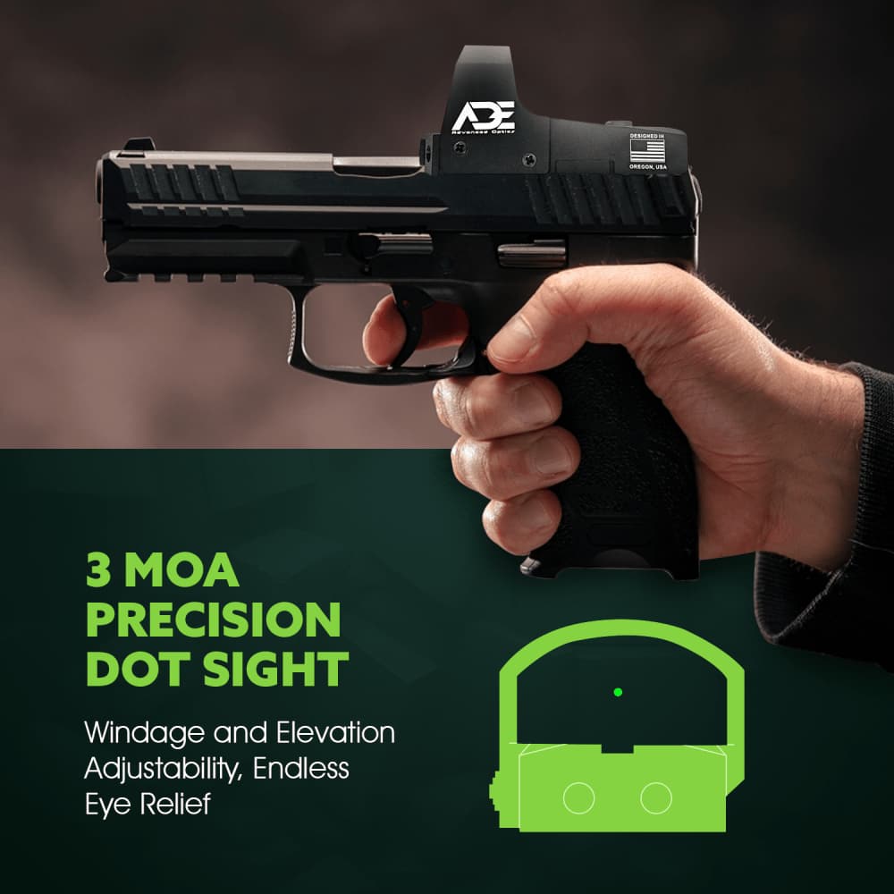 Ade RD3-006 Green Dot + Optic Mounting Plate for SAR9 USA SAR 9 Pistol     -img-5