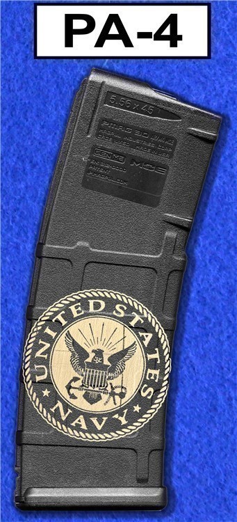LASER ENGRAVED PMAG 30 GEN M2 - US NAVY - NO CC FEE - SHIPPING TO CA-img-0