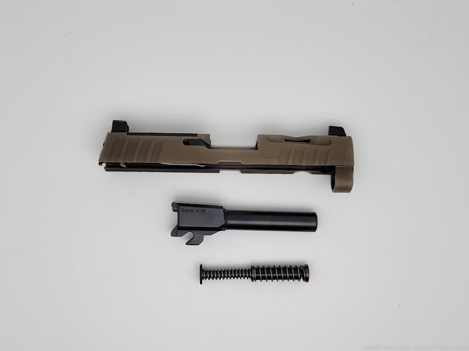 P320 SPECTRE Slide, 3.9", XRAY3 Suppressor Sights, R2 Optic Ready W Barrel-img-2