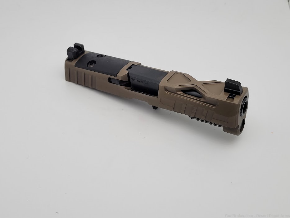 P320 SPECTRE Slide, 3.9", XRAY3 Suppressor Sights, R2 Optic Ready W Barrel-img-3