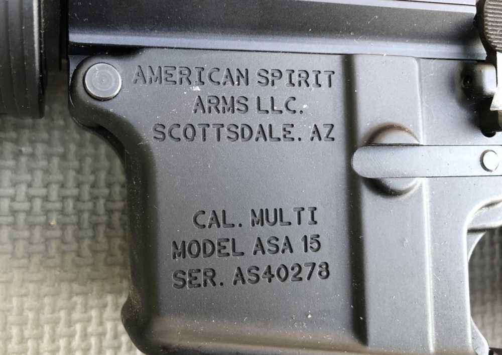 American Spirit Arms ASA15 with Adams Arms side lever & piston action 5.56-img-39