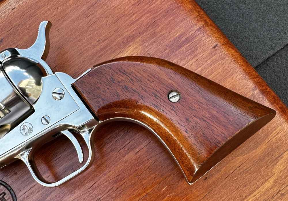 Colt Single Action Frontier Scout 4 3/4” Nickel .22LR, 1965, C&R, CA OK-img-1
