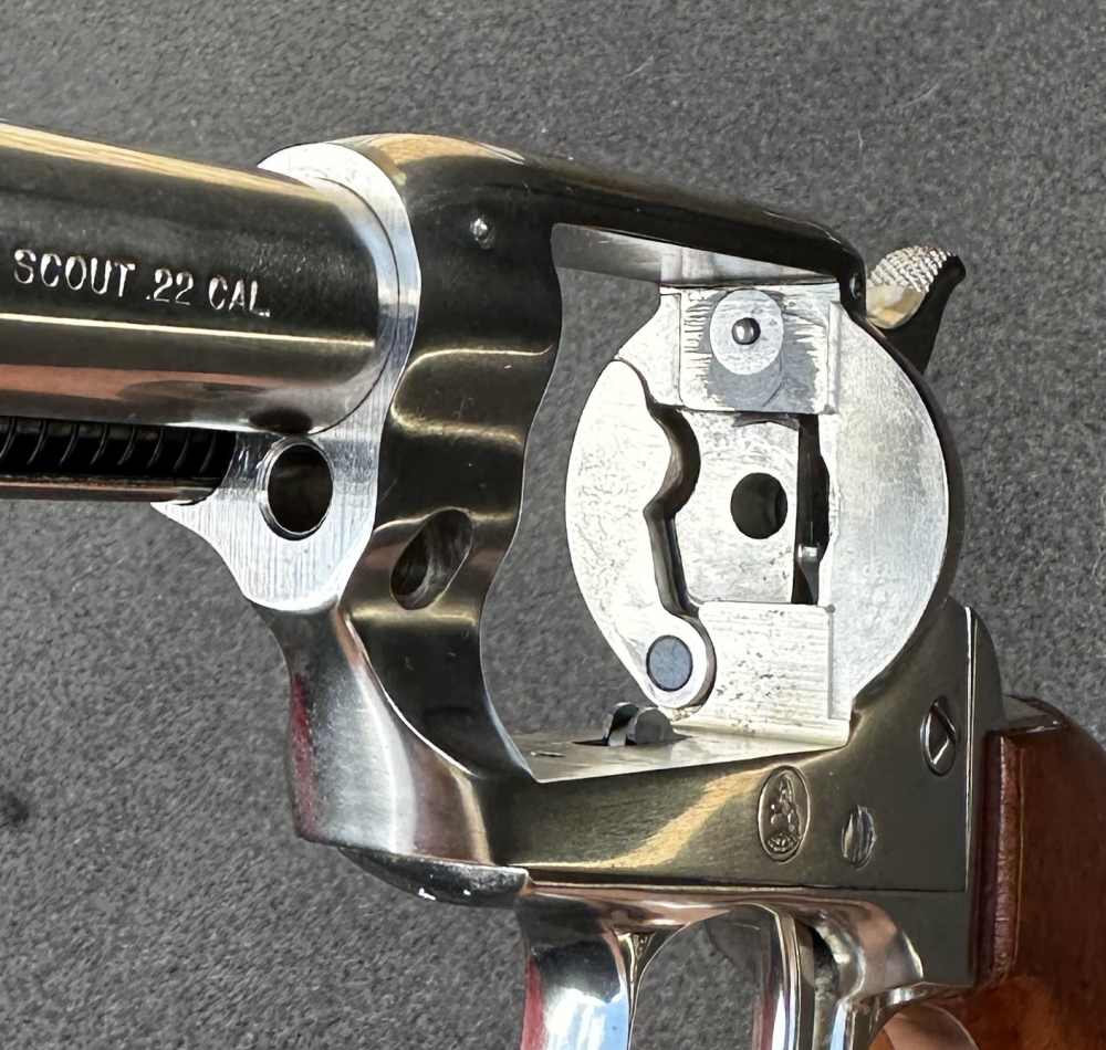 Colt Single Action Frontier Scout 4 3/4” Nickel .22LR, 1965, C&R, CA OK-img-39