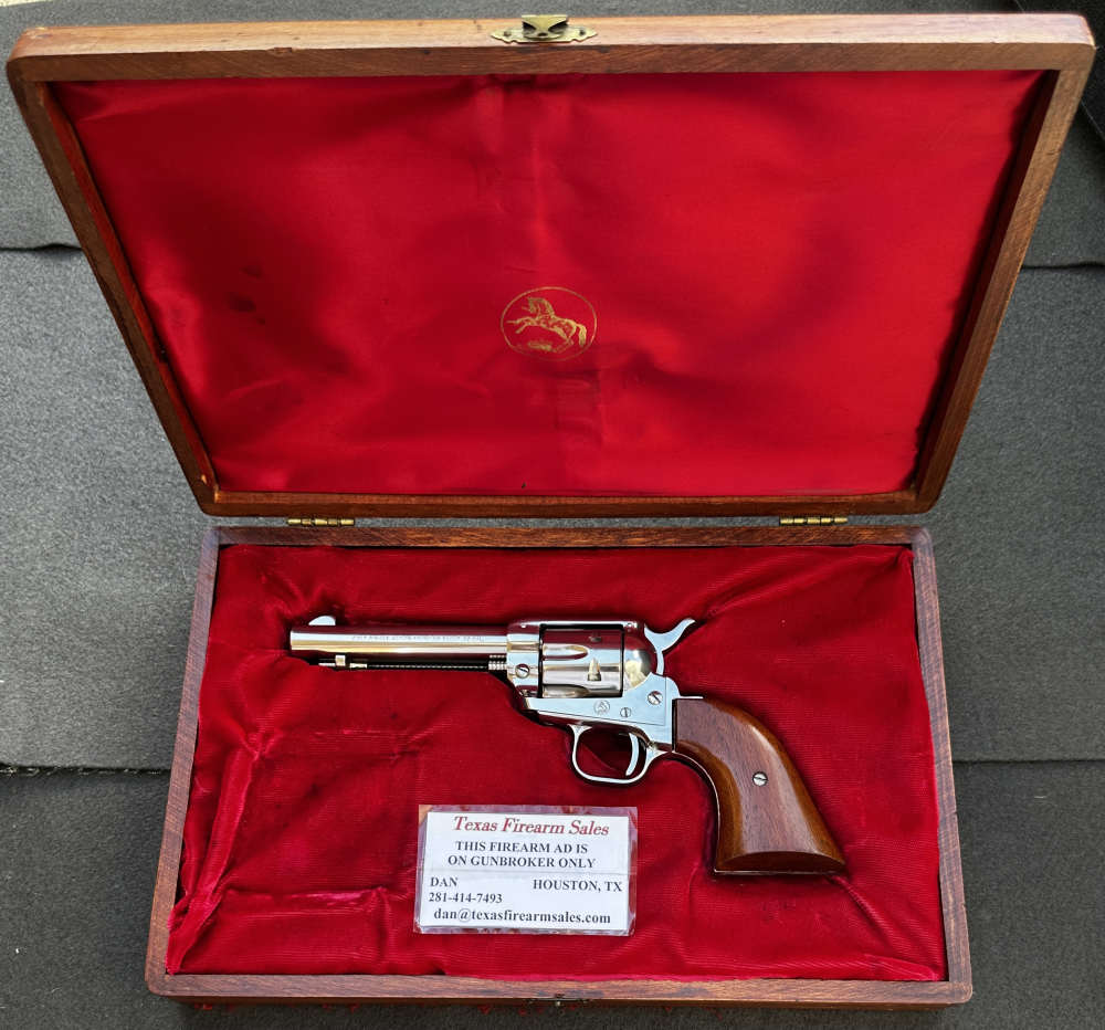Colt Single Action Frontier Scout 4 3/4” Nickel .22LR, 1965, C&R, CA OK-img-49