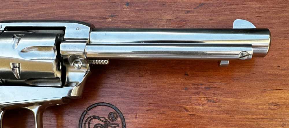 Colt Single Action Frontier Scout 4 3/4” Nickel .22LR, 1965, C&R, CA OK-img-18