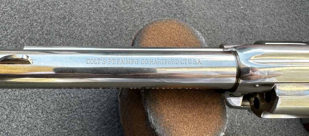 Colt Single Action Frontier Scout 4 3/4” Nickel .22LR, 1965, C&R, CA OK-img-25