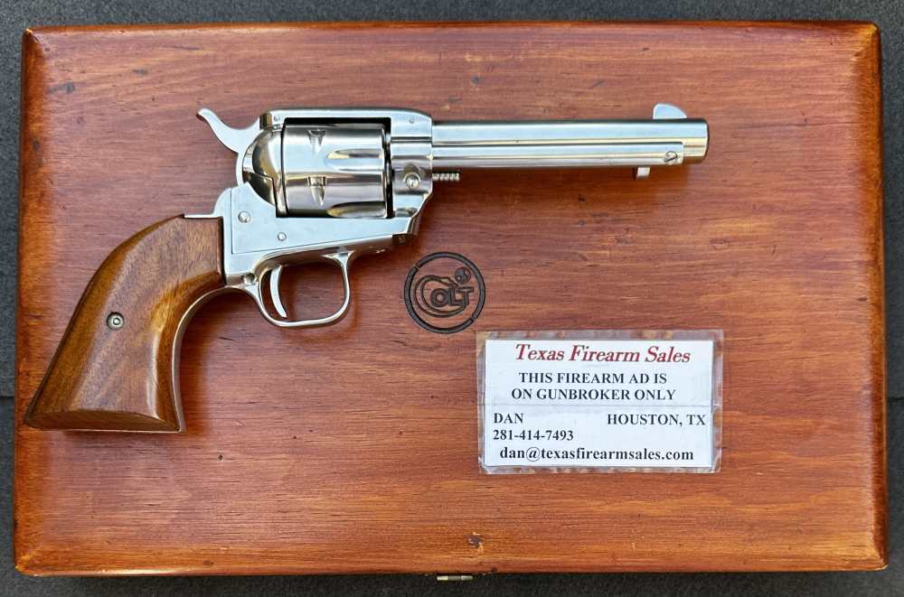 Colt Single Action Frontier Scout 4 3/4” Nickel .22LR, 1965, C&R, CA OK-img-12