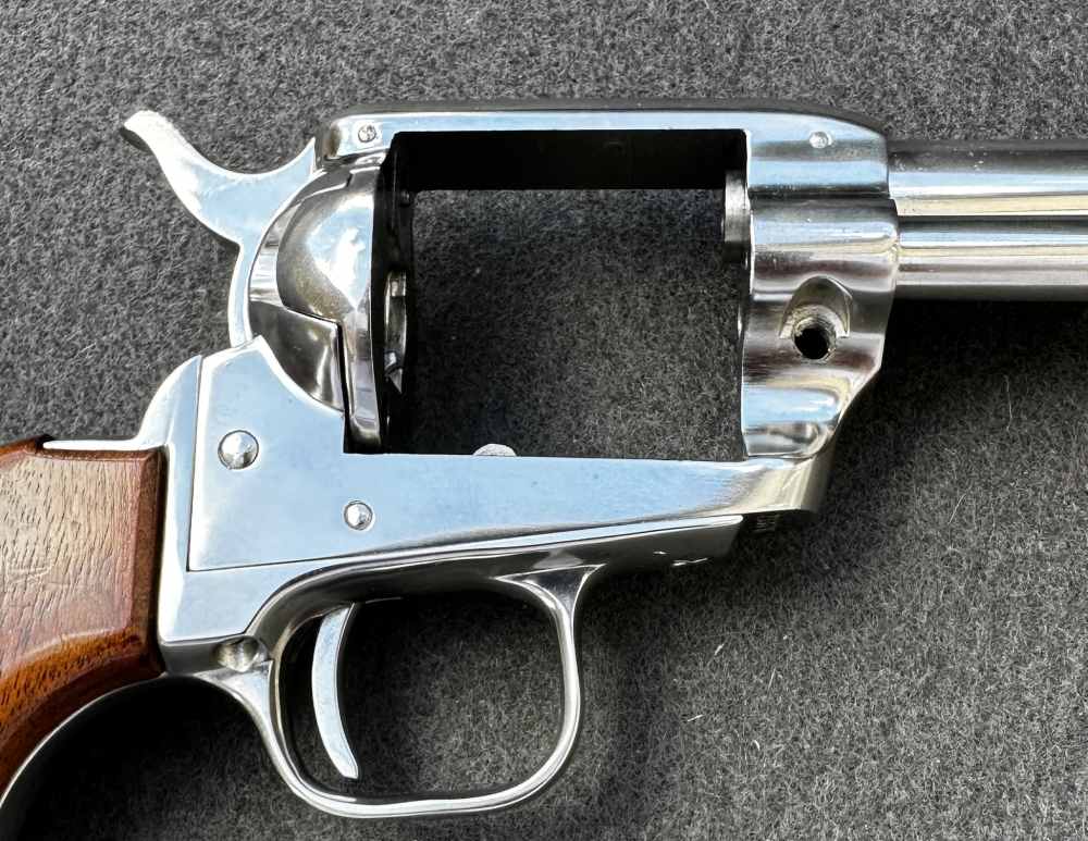 Colt Single Action Frontier Scout 4 3/4” Nickel .22LR, 1965, C&R, CA OK-img-38