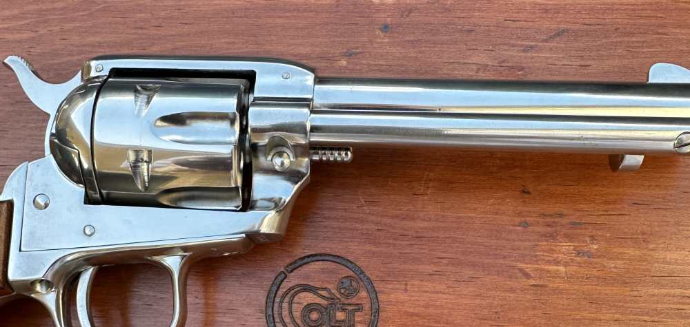 Colt Single Action Frontier Scout 4 3/4” Nickel .22LR, 1965, C&R, CA OK-img-17