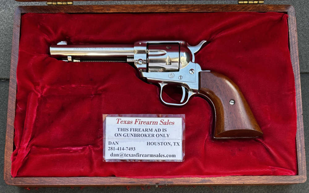 Colt Single Action Frontier Scout 4 3/4” Nickel .22LR, 1965, C&R, CA OK-img-51