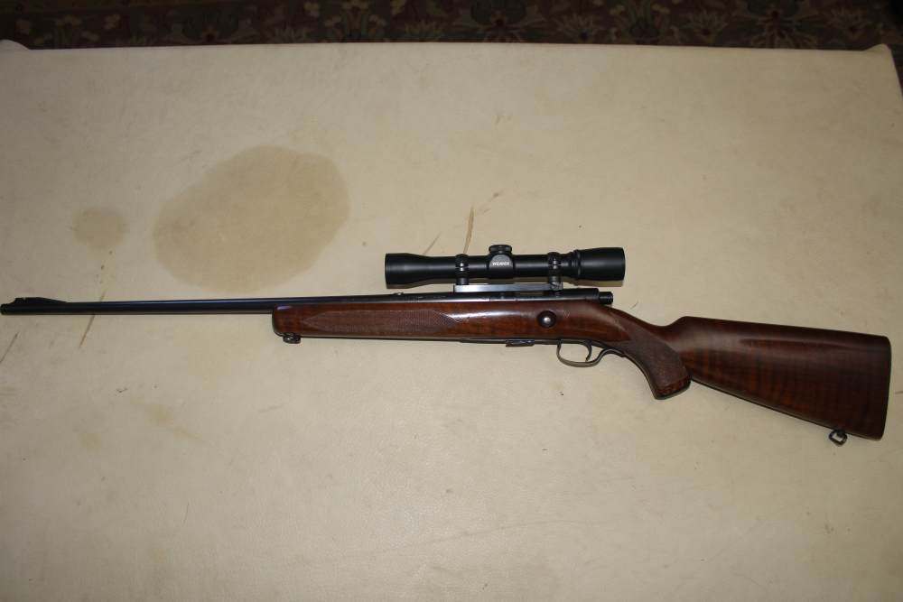 Winchester 75 sporter 22lr, Weaver 4x rimfire scope.-img-6