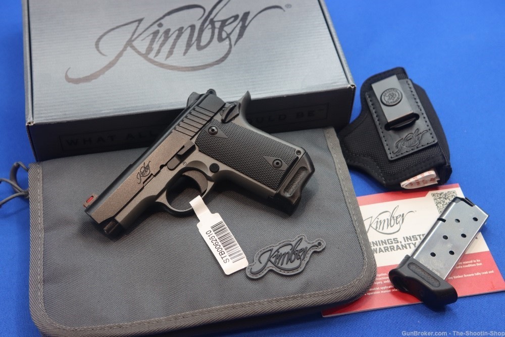 Kimber MICRO 9 SHADOW GHOST RTC Pistol 9MM 7RD Mags Holster & Case 2-TONE-img-0