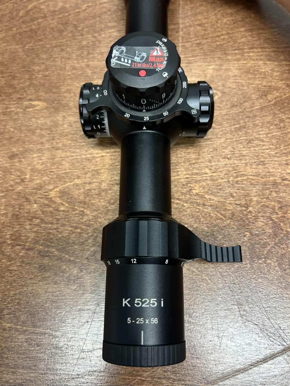 KHALES K525i DLR CCW 5-25x56 SKMR4 MRAD FFP LEFT WINDAGE 34MM ILLUMINATED-img-2