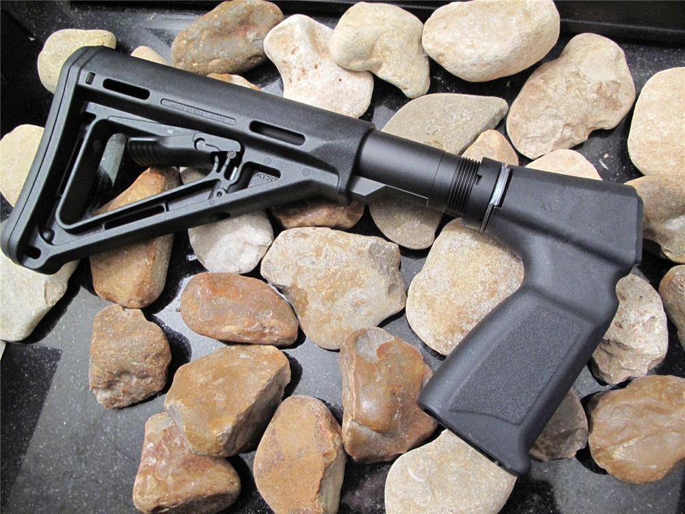 Magpul PARDNER PUMP Pistol Grip Magpul Stock MILSPEC Black 6 Position Tac-img-0