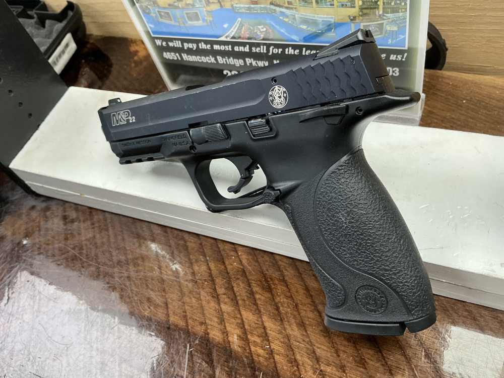 SMITH AND WESSON M&P 22 FULL SIZE .22 LR PISTOL BOX 2 MAGS LAYAWAY AVAIL-img-7