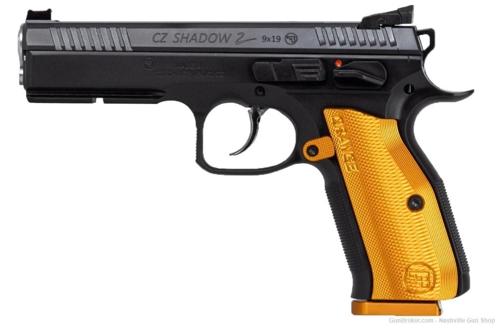 CZ-USA CZ Shadow 2 Orange 9mm 4.89" 17 Rd, 91249-img-0