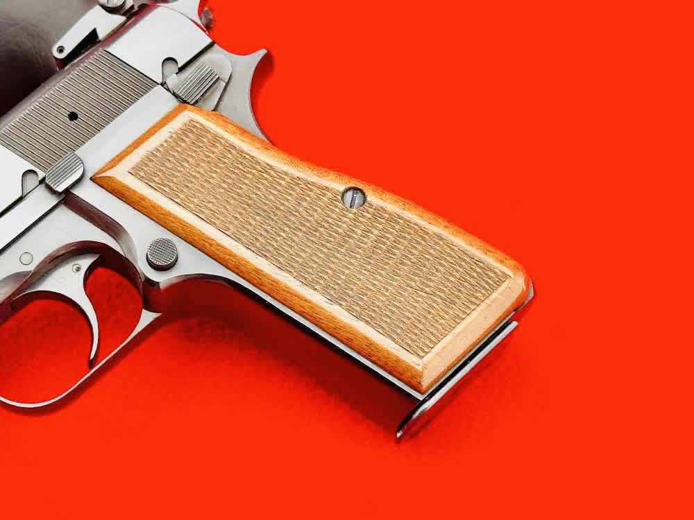 HIGH CONDITION 1977 Browning Hi Power 9mm Rare Early Target Model 99%+-img-3