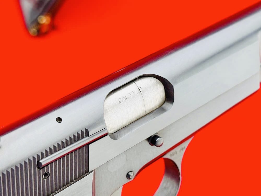 HIGH CONDITION 1977 Browning Hi Power 9mm Rare Early Target Model 99%+-img-13