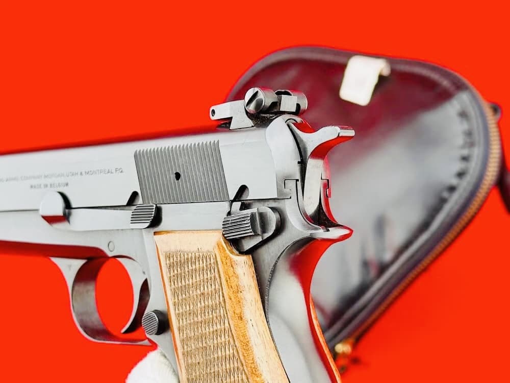 HIGH CONDITION 1977 Browning Hi Power 9mm Rare Early Target Model 99%+-img-15