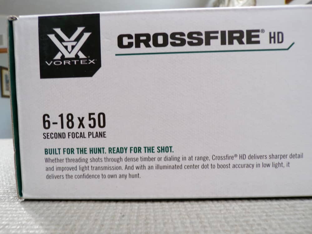 Vortex Crossfire HD 6-18x50mm Dead Hold BDC Reticle CFR-61801i  -img-8