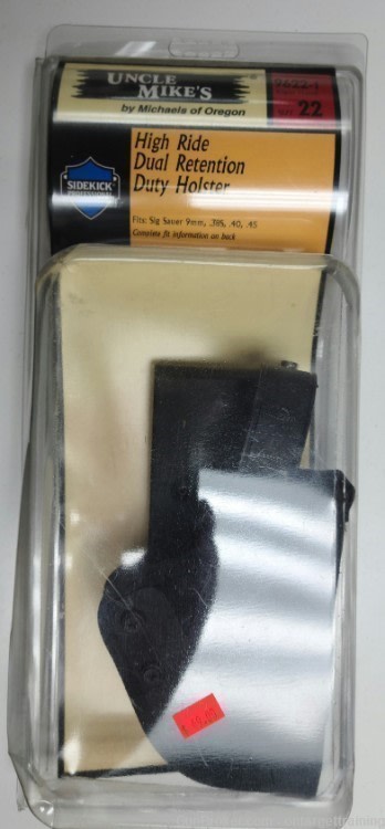 UNCLE MIKES HIGH RIDE DUAL RETENTION DUTY HOLSTER R/H-img-0
