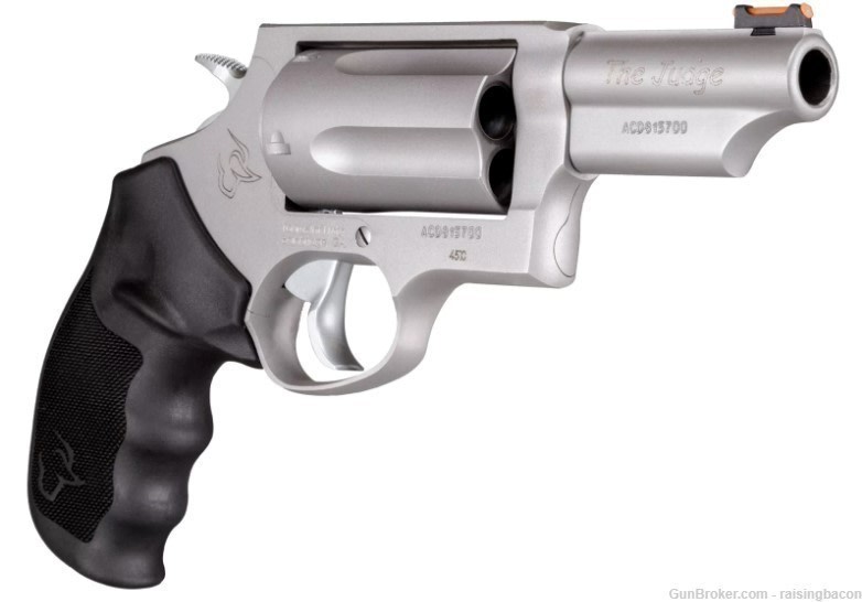 Taurus Judge .410/.45LC SA/DA Matte Stainless Steel Revolver 2-441039T -img-2
