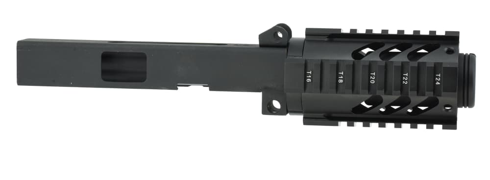 Cobray marked M11/380 upper receiver .380-acp with QUAD RAIL & BRAKE Mac-10-img-5