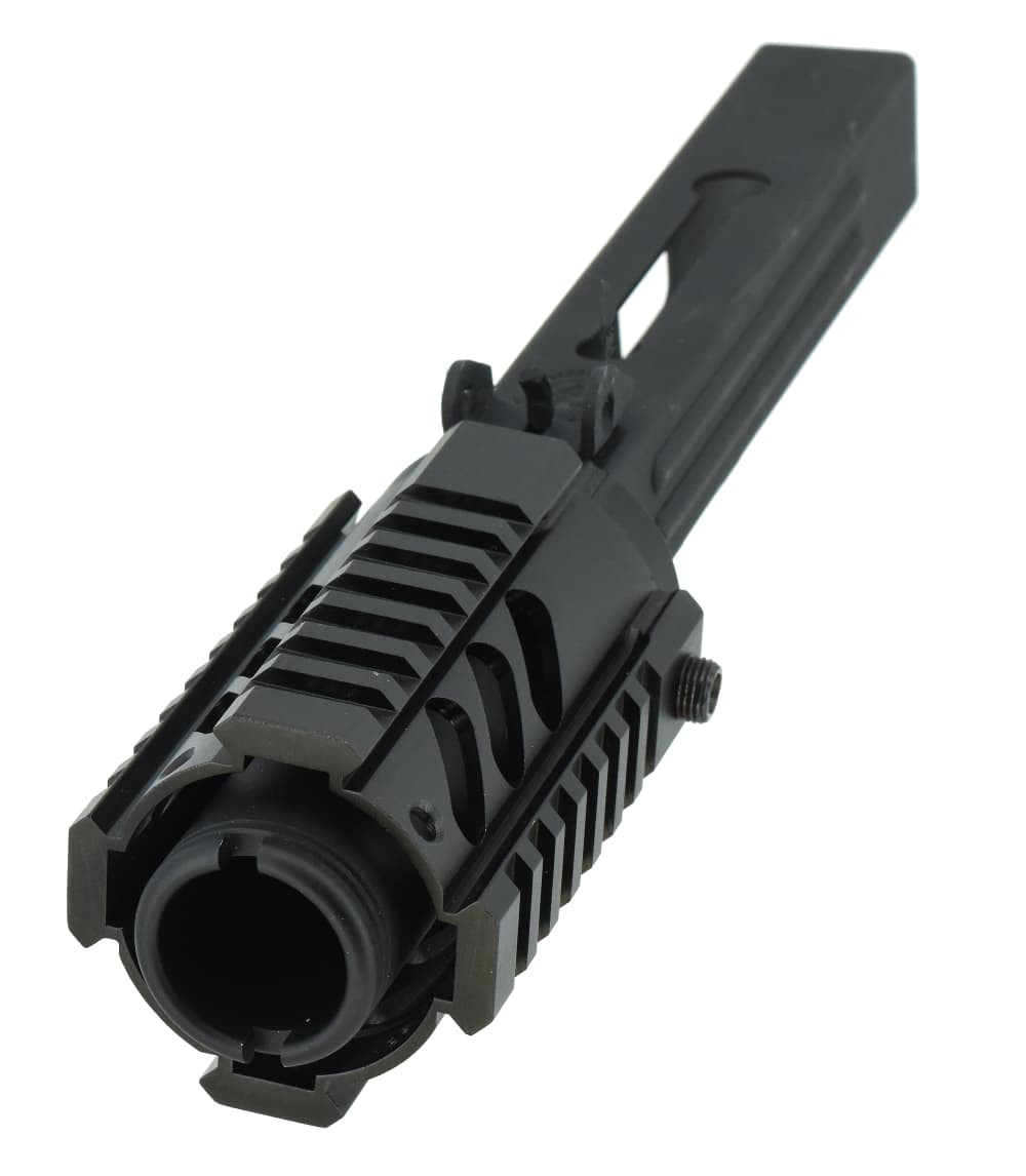 Cobray marked M11/380 upper receiver .380-acp with QUAD RAIL & BRAKE Mac-10-img-2