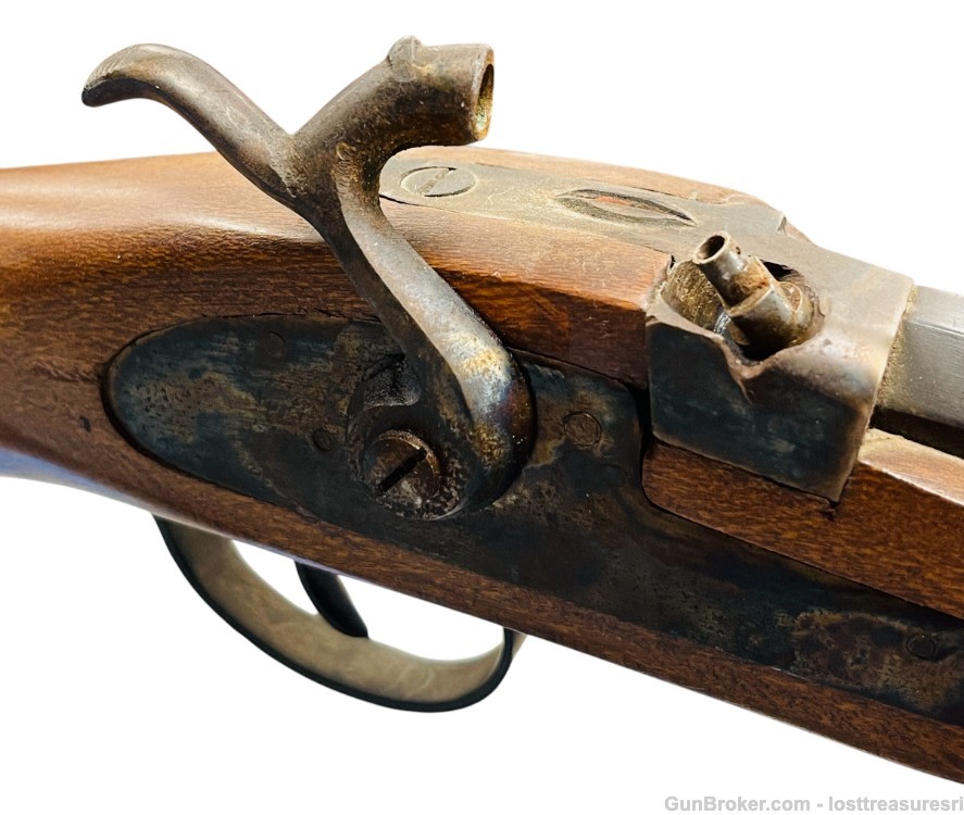 Vintage Made In Spain PIC Muzzleloader Rifle Maple Stock 9 mm Musket-img-32