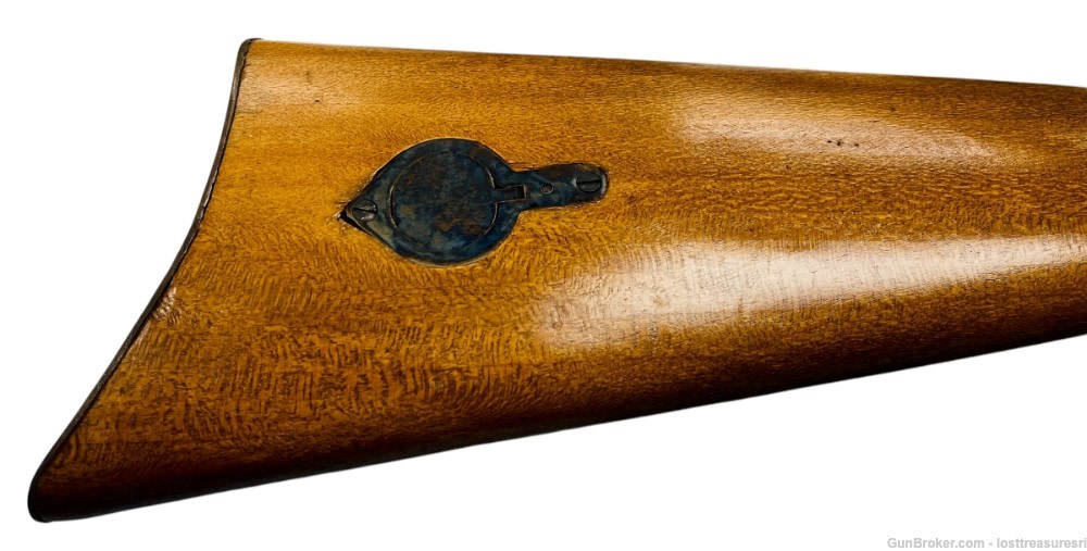 Vintage Made In Spain PIC Muzzleloader Rifle Maple Stock 9 mm Musket-img-1