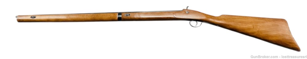Vintage Made In Spain PIC Muzzleloader Rifle Maple Stock 9 mm Musket-img-8