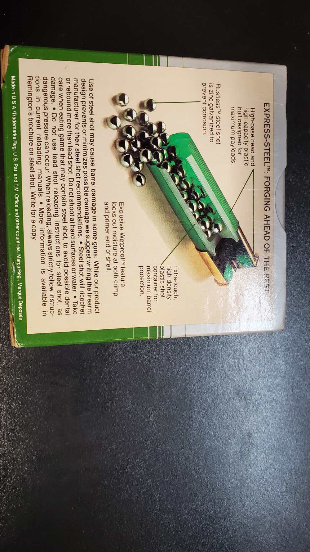 Remington Express Steel 12 Gauge 2¾" #2 Shot – 25 Rounds – VG Box-img-4