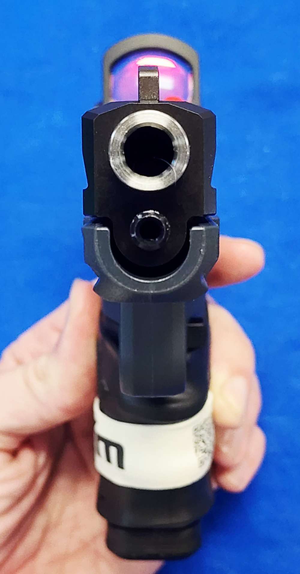 EXCELLENT UPGRADED RUGER RXM 9MM PISTOL, 4" NDZ MATCH, HOLOSUN RED DOT-img-5