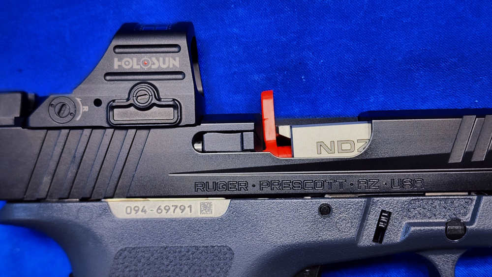 EXCELLENT UPGRADED RUGER RXM 9MM PISTOL, 4" NDZ MATCH, HOLOSUN RED DOT-img-6
