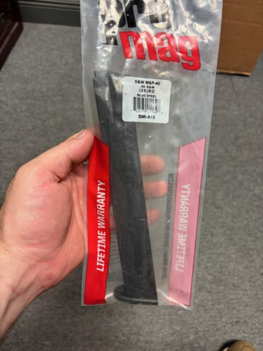 PRO MAG S&W M&P-40 25RD .40SW BLUE STEEL MAGAZINE-img-0