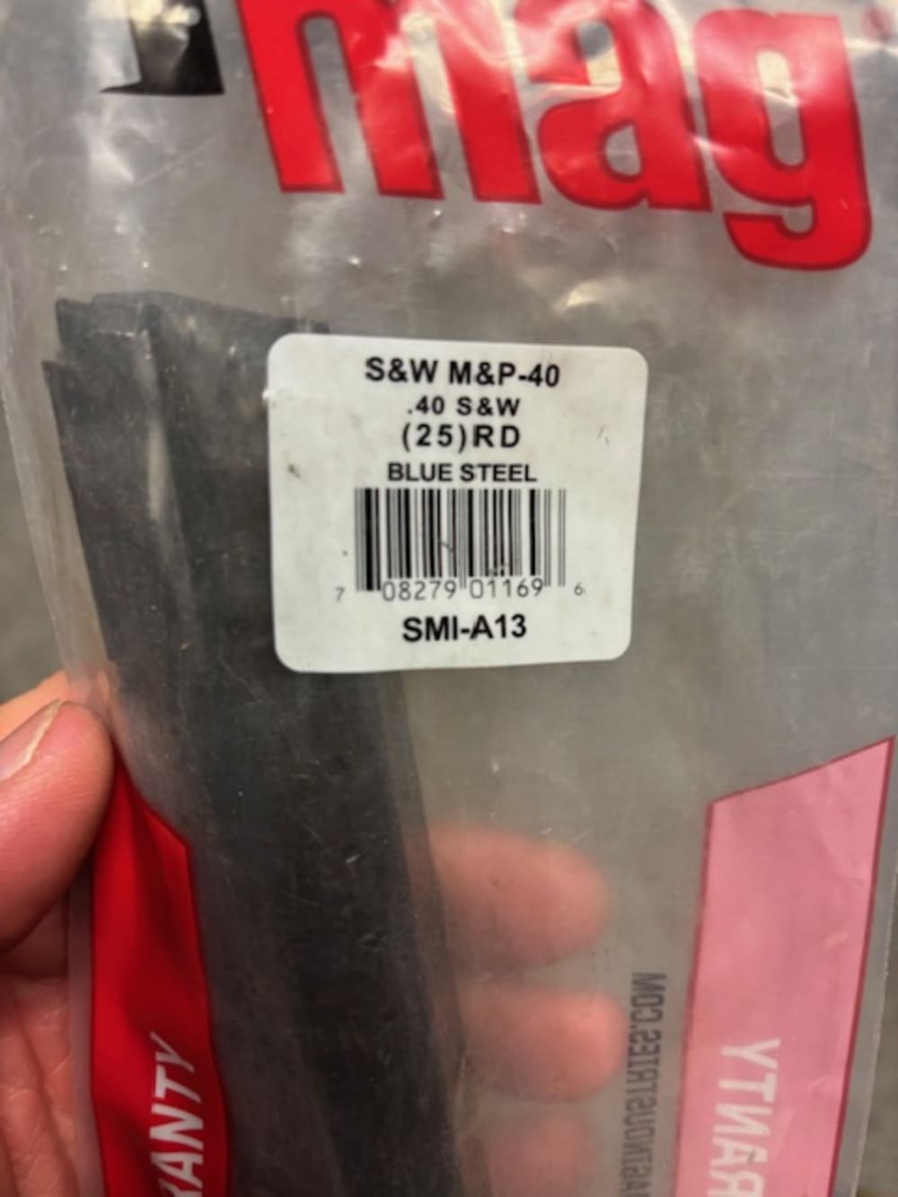 PRO MAG S&W M&P-40 25RD .40SW BLUE STEEL MAGAZINE-img-1