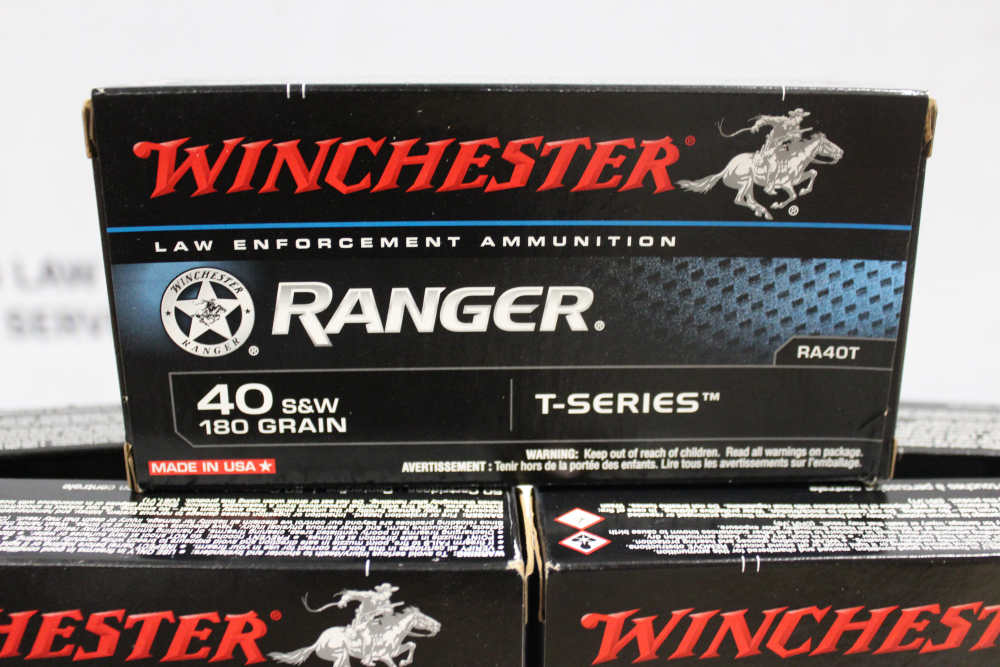 Winchester Ranger 40s&w 180gr T-Series 500rds RA40T DL/Signature Required!-img-1