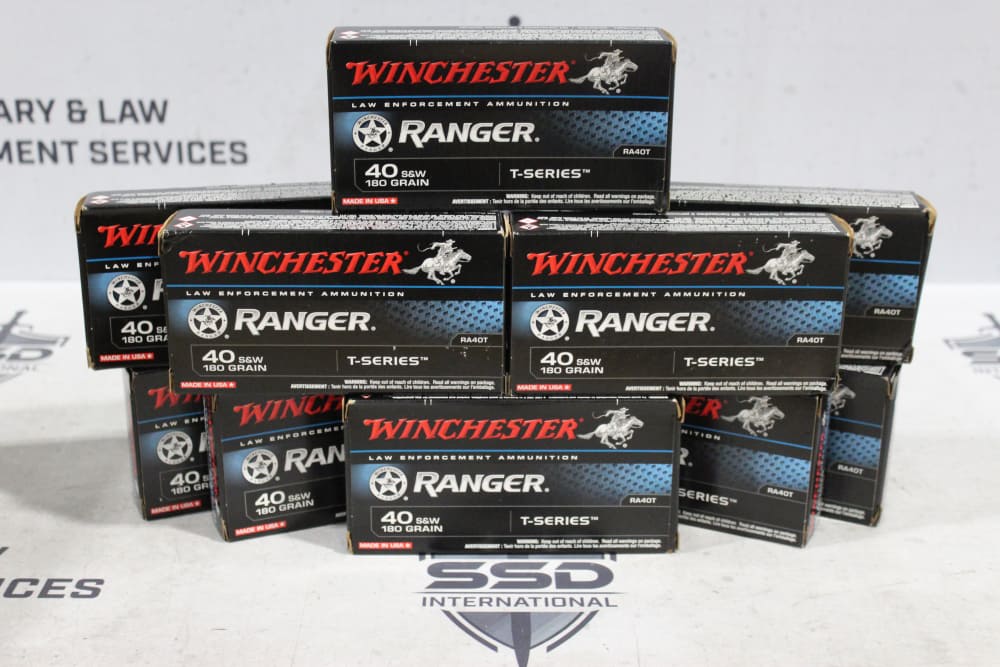 Winchester Ranger 40s&w 180gr T-Series 500rds RA40T DL/Signature Required!-img-0