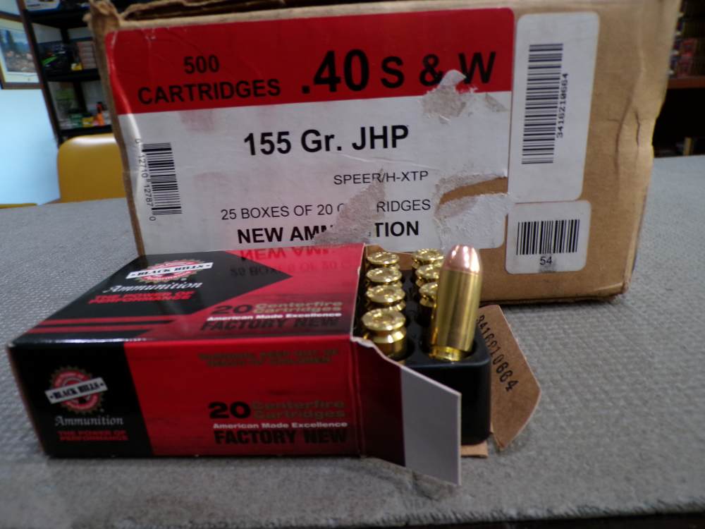 Black Hills .40 S&W 155 Grain JHP 500 ROUNDS-img-0