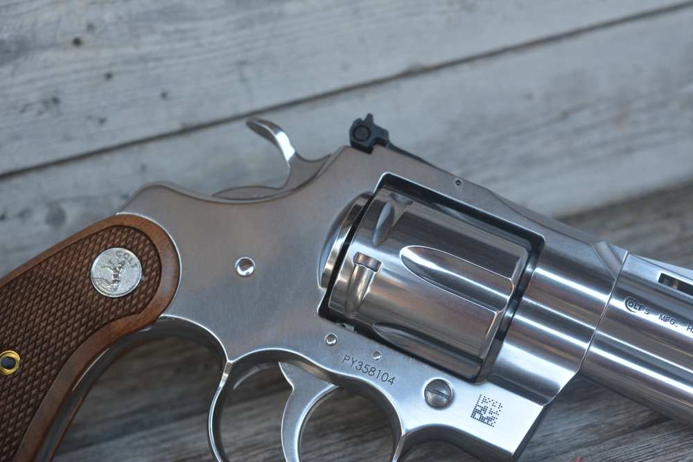 Colt Python 2.5" Brl Walnut Grips Semi-Bright Stainless /EZ PAY $124-img-8