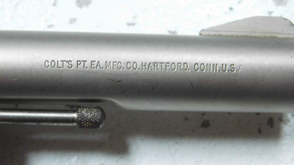 RARE Colt Lawman MkIII COLTGUARD 357 Magnum Satin Nickel-img-4