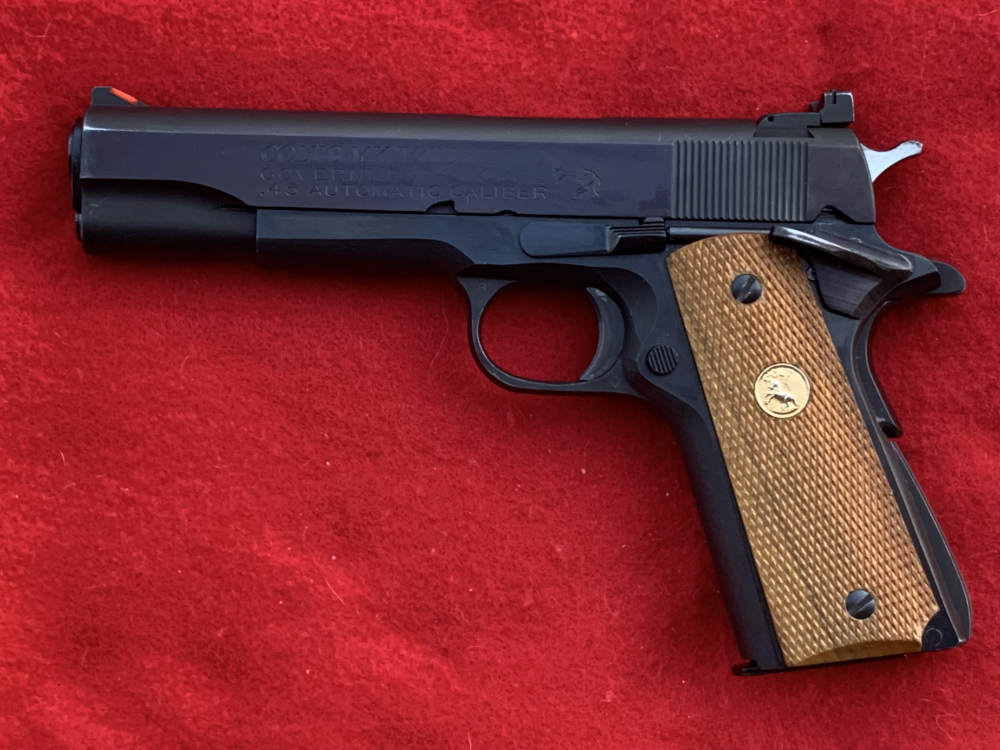 Custom Colt Government 1911, 5", 45 ACP, blued-img-13