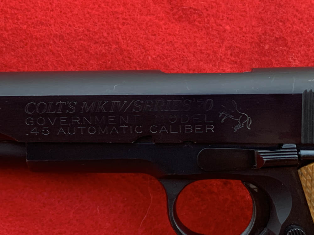 Custom Colt Government 1911, 5", 45 ACP, blued-img-9