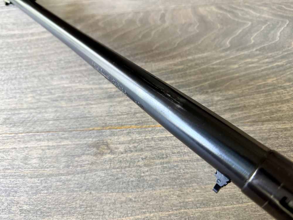 MOSSBERG 500 18.5” SLUGSTER BARREL FLIP UP RIFLE SIGHTS RARE POLICE 12 GA-img-4