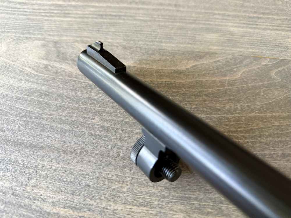 MOSSBERG 500 18.5” SLUGSTER BARREL FLIP UP RIFLE SIGHTS RARE POLICE 12 GA-img-8