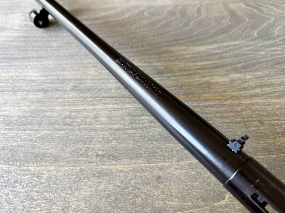 MOSSBERG 500 18.5” SLUGSTER BARREL FLIP UP RIFLE SIGHTS RARE POLICE 12 GA-img-2